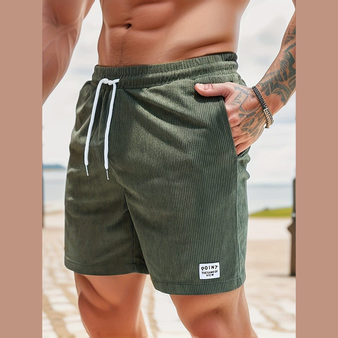 Men's Lightweight Casual Shorts – Breathable Drawstring Comfort