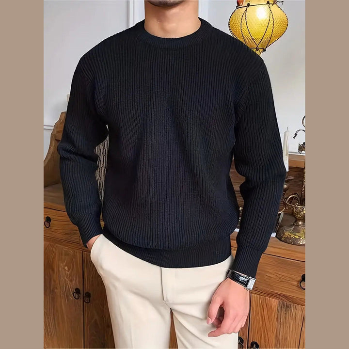 Milan Men's Crew Neck Knit Jumper – Soft Everyday Knitwear