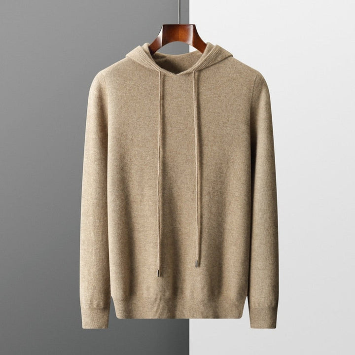 Men's Merino Wool Hoodie – Matteo Soft Knit Layering Piece