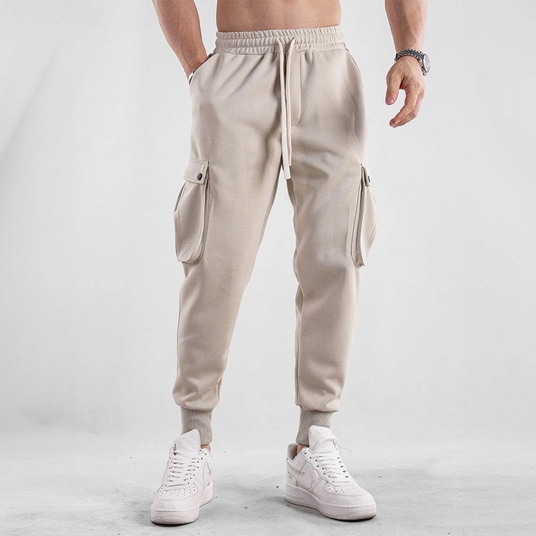 Men's Cotton Cargo Joggers – Urban Flex Stretch Comfort Fit