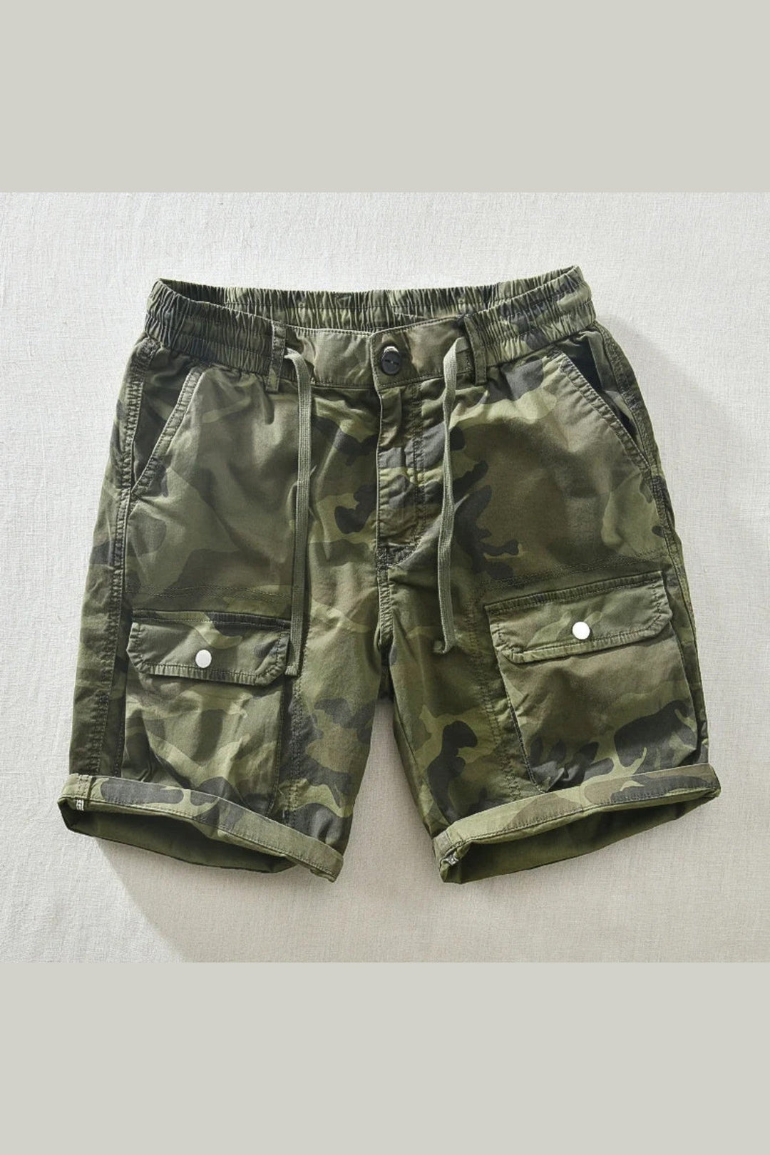 Men's Camo Shorts – Barcelona Relaxed Fit Summer Streetwear