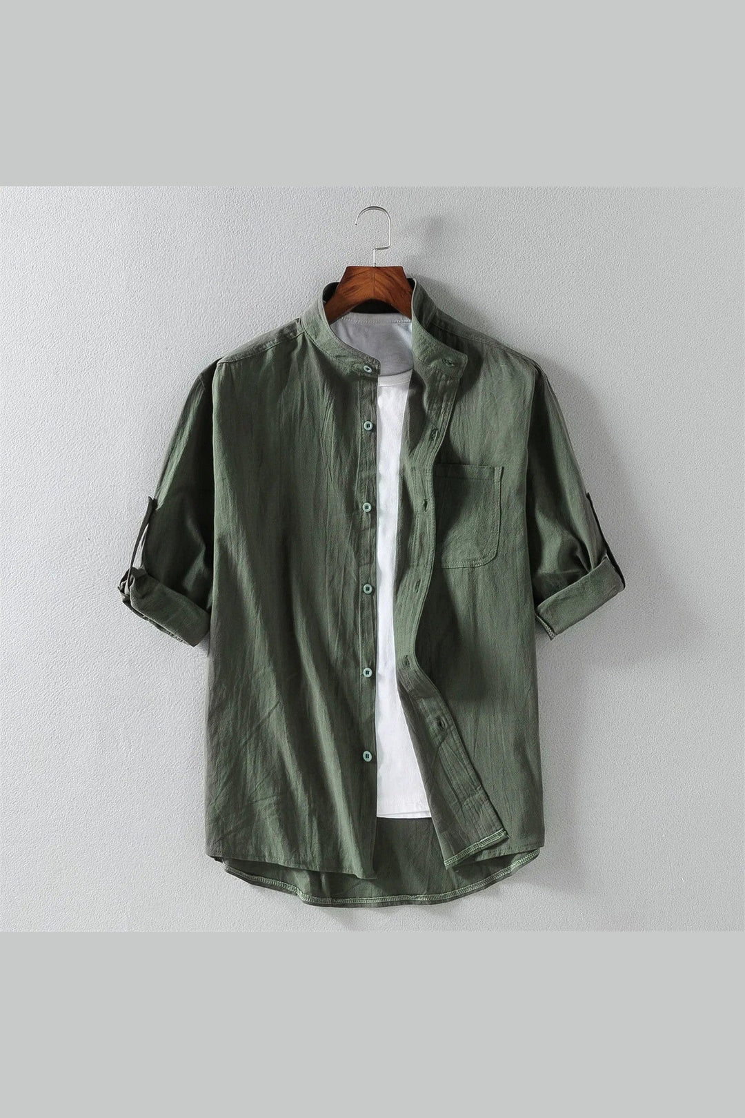 Men's Algarve Cotton Shirt – Relaxed Fit Casual Summer Staple