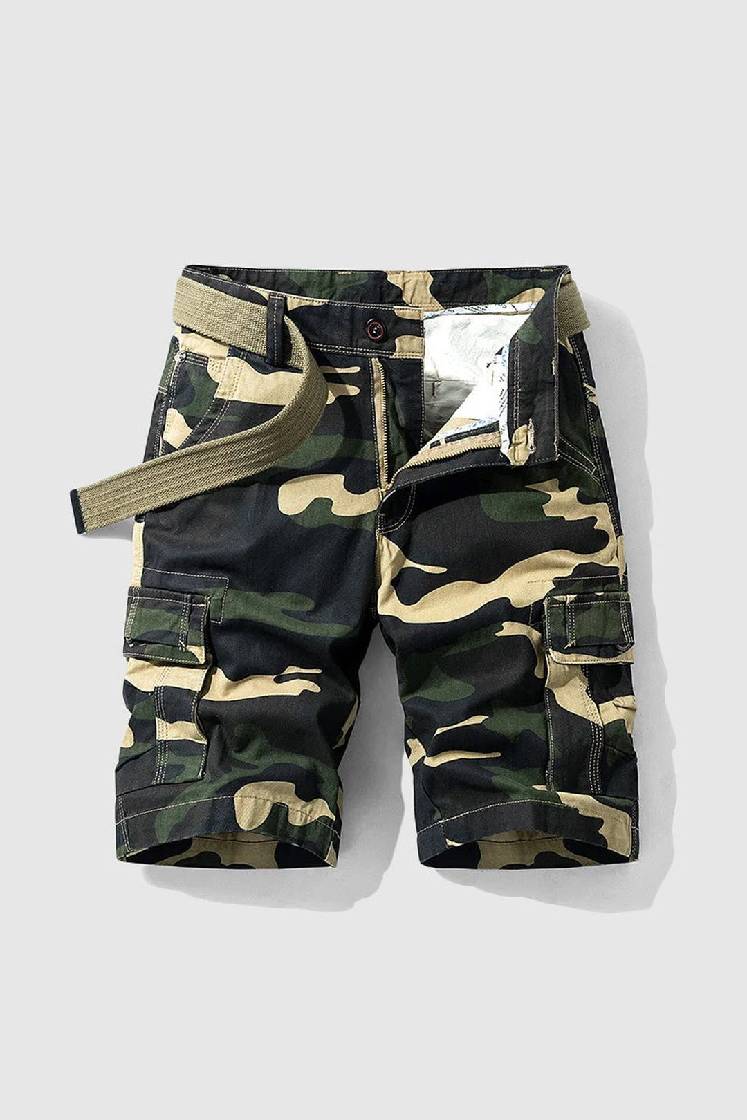 Men's Camo Print Shorts – Durable Lightweight Everyday Wear