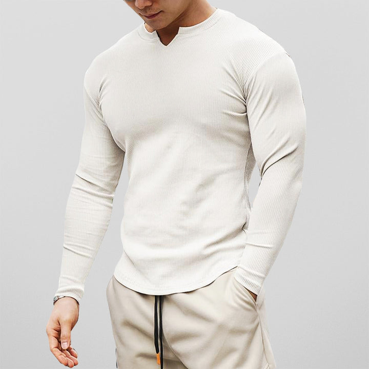 Men's Stretch Cotton Muscle Fit Shirt – Smart Casual Everyday