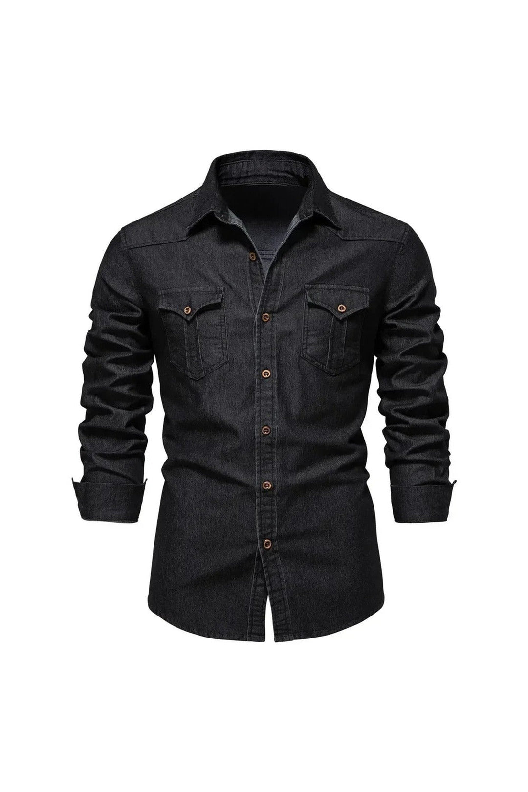 Men's Premium Denim Shirt – Versatile Smart Casual Layer