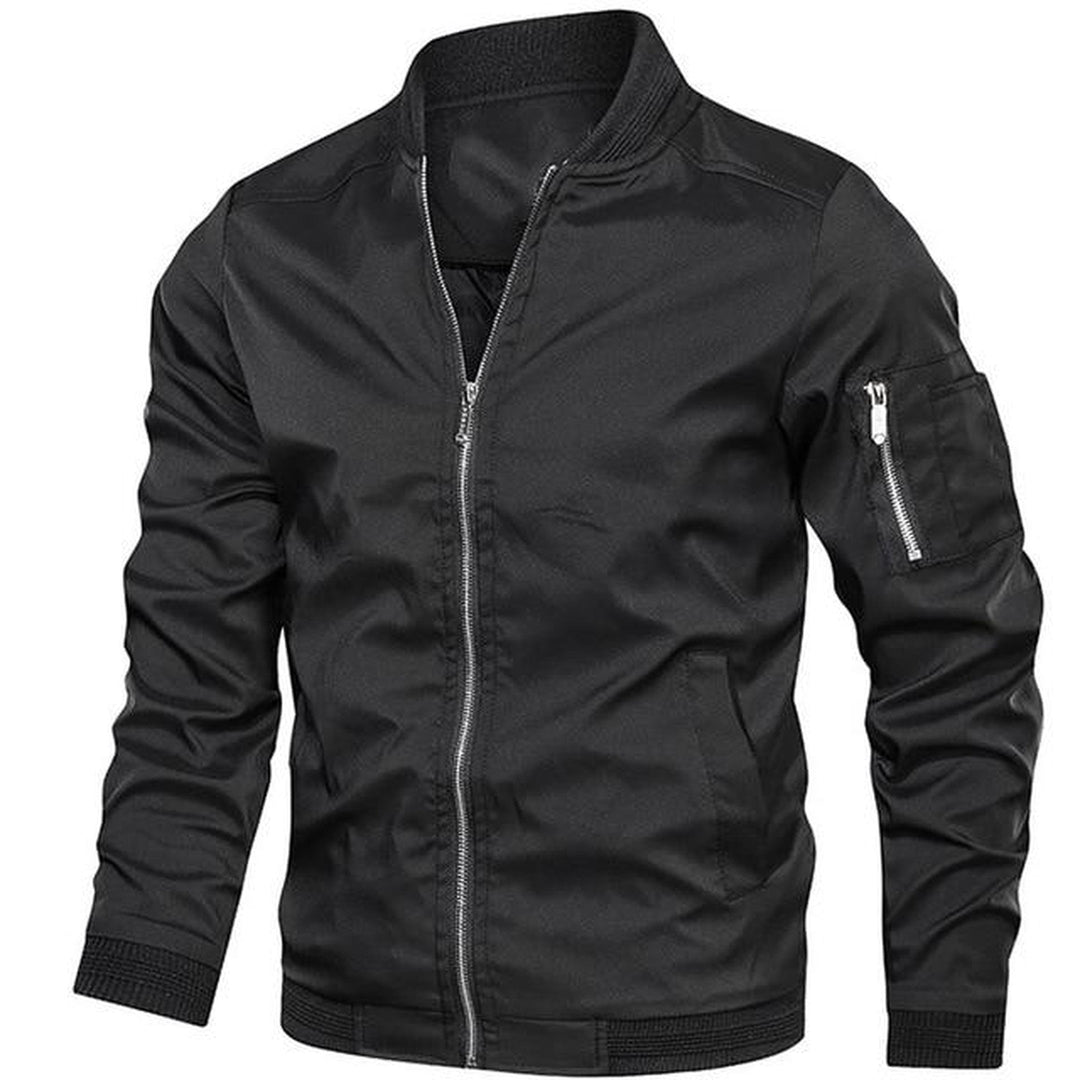 Men's Alpine Bomber Jacket – Warm Lined Polyester Winter Layer