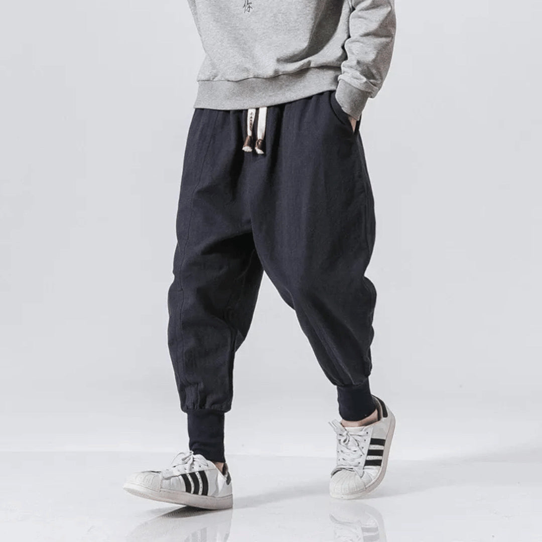 Men's Stretch-Cuff Comfort Joggers – Relaxed Everyday Trousers