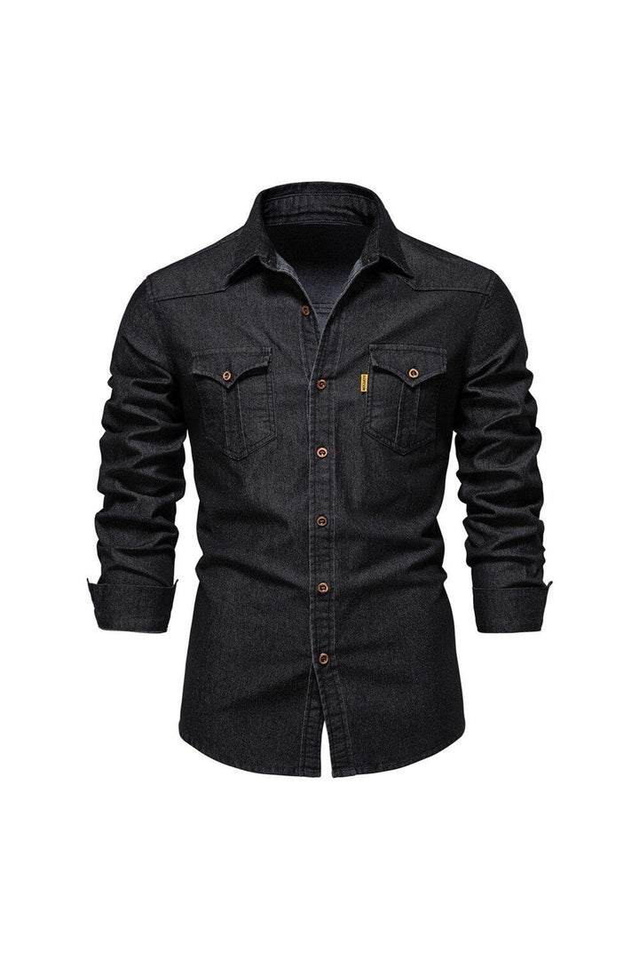 Men's Cotton Button-Down Shirt – Smart Casual Everyday Wear