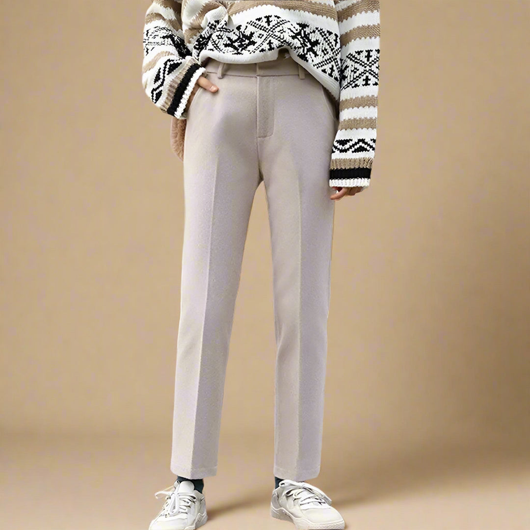 Women's Wool Tailored Trousers – Smart Everyday Comfort