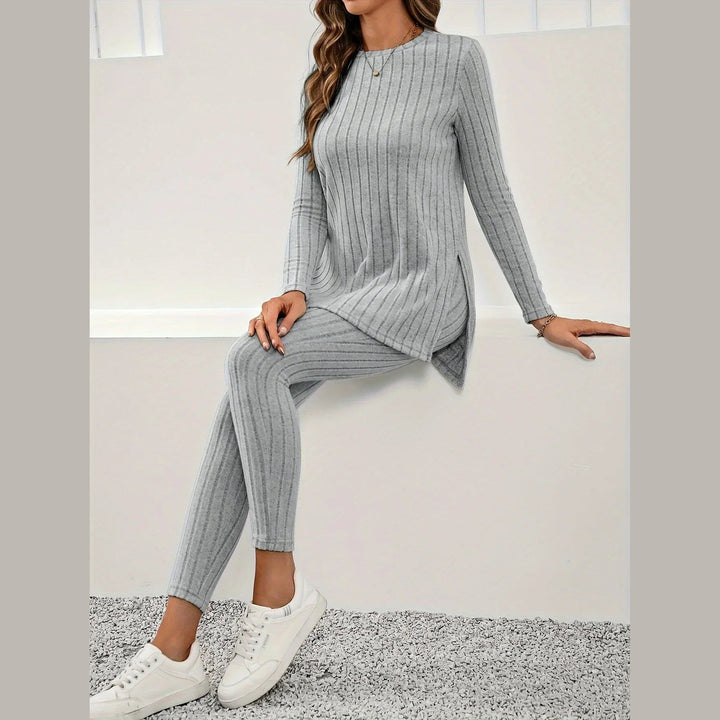 Women's Slim Stretch Trouser Suit – Tailored Office Wear