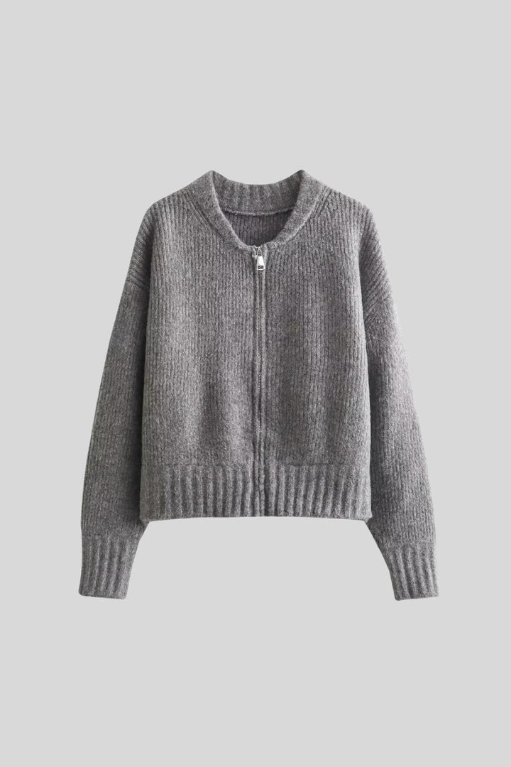 Women's Lightweight Zip-Front Jacket – Minimalist Layering