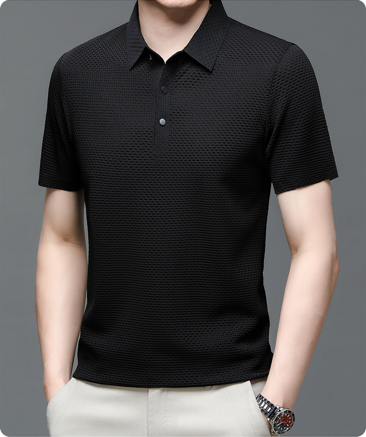 Men's Massimo Prestige Polo Shirt – Tailored Fit Smart Casual – view 9