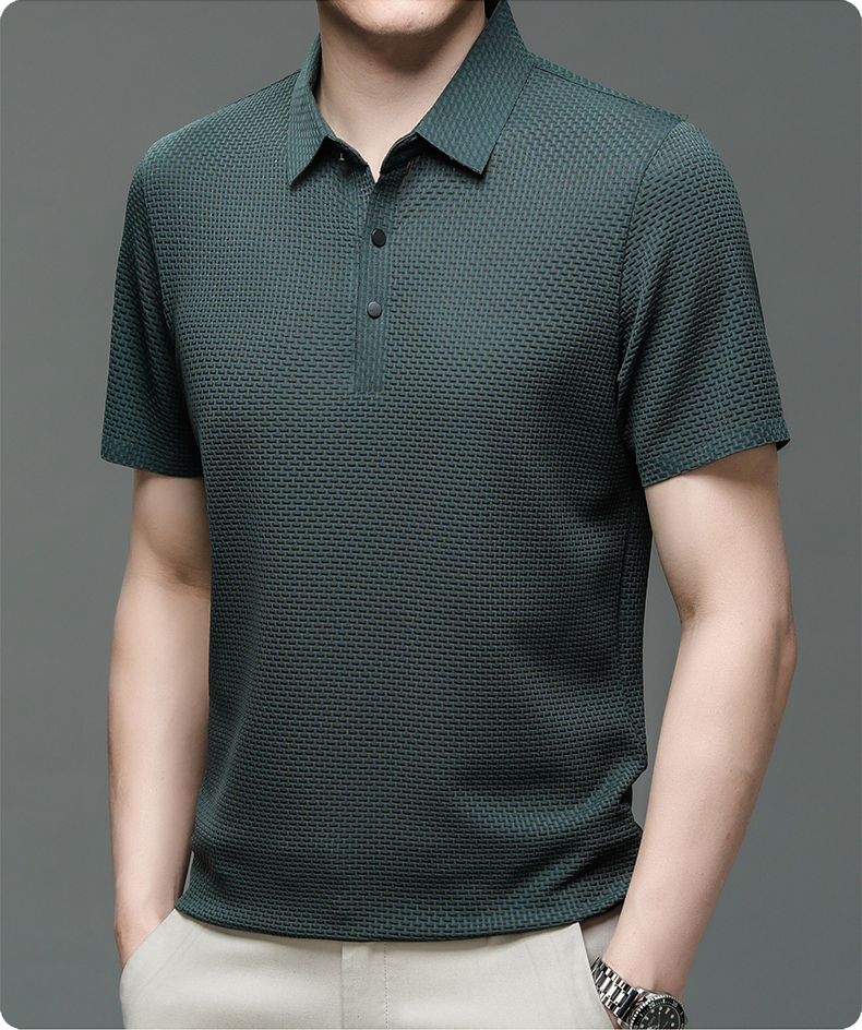 Men's Massimo Prestige Polo Shirt – Tailored Fit Smart Casual – view 11