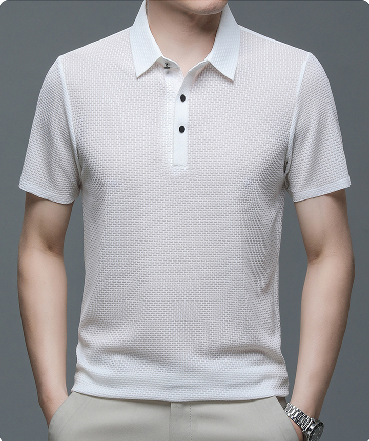 Men's Massimo Prestige Polo Shirt – Tailored Fit Smart Casual