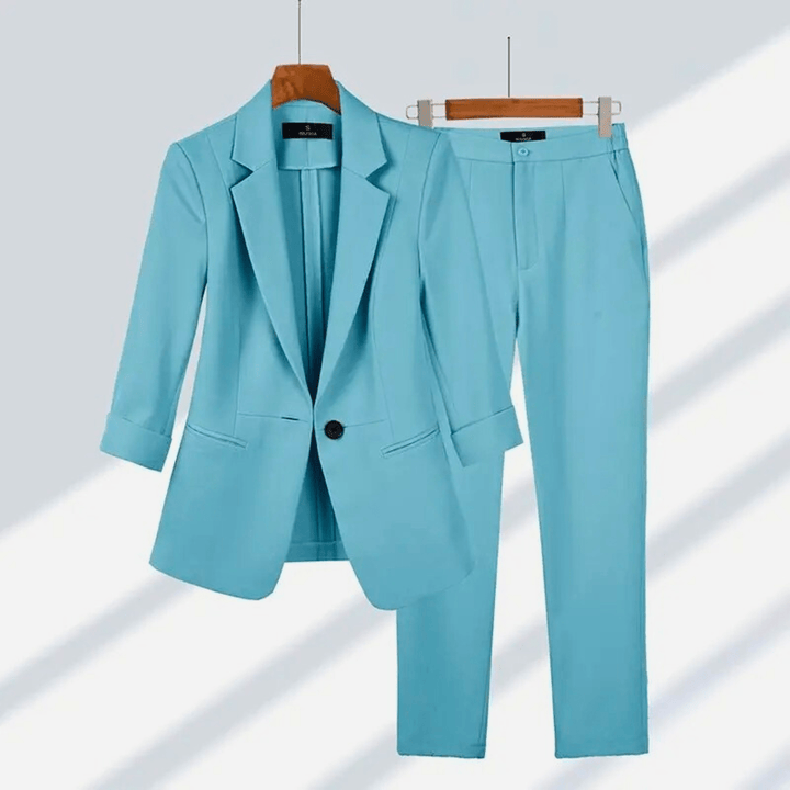 Women's Tailored Two-Piece Trouser Suit – Smart Occasionwear