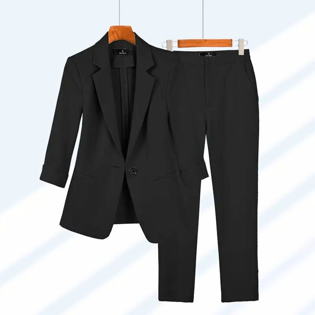 Women's Tailored Two-Piece Trouser Suit – Smart Occasionwear