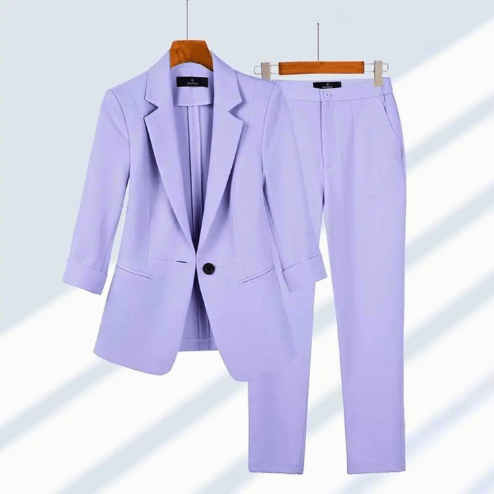 Women's Tailored Two-Piece Trouser Suit – Smart Occasionwear