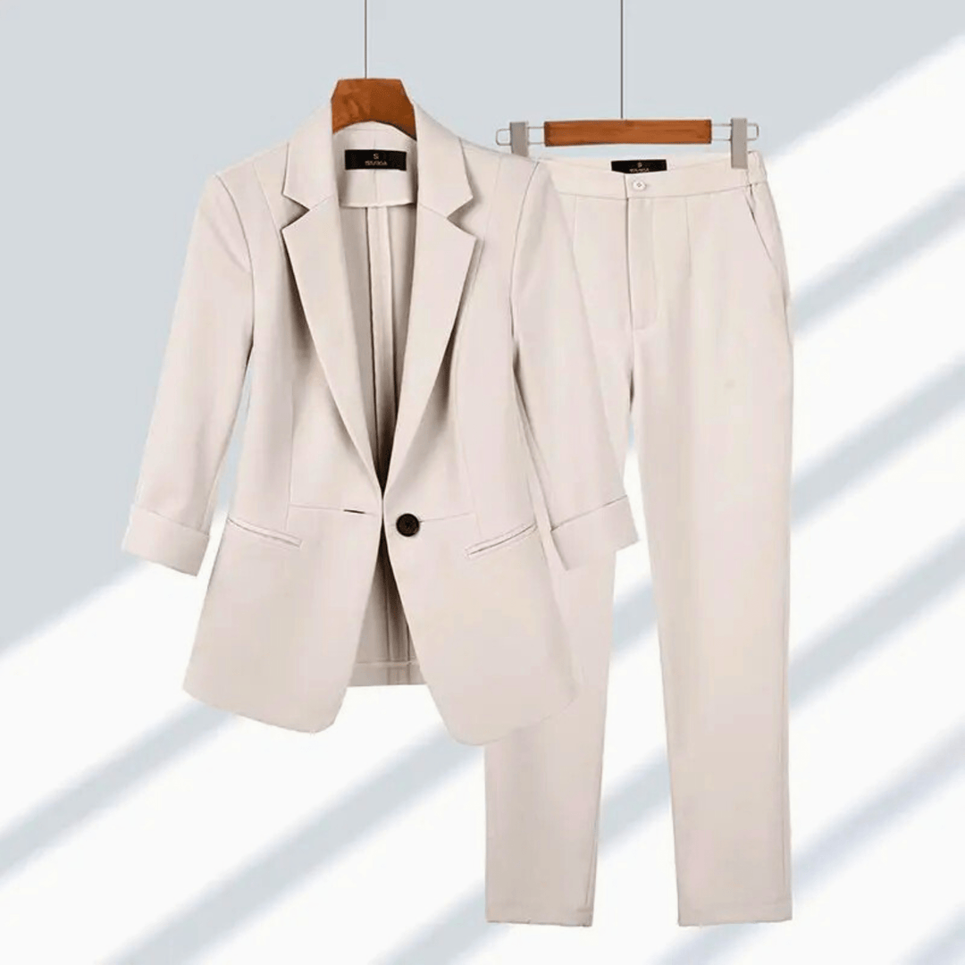 Women's Tailored Two-Piece Trouser Suit – Smart Occasionwear