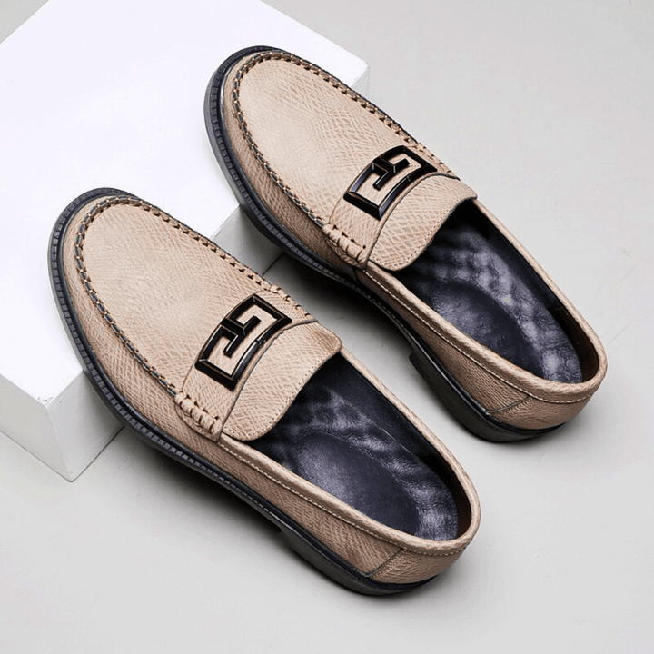 Men's Leather Buckle Loafers – Smart-Casual Slip-On Shoes – view 7