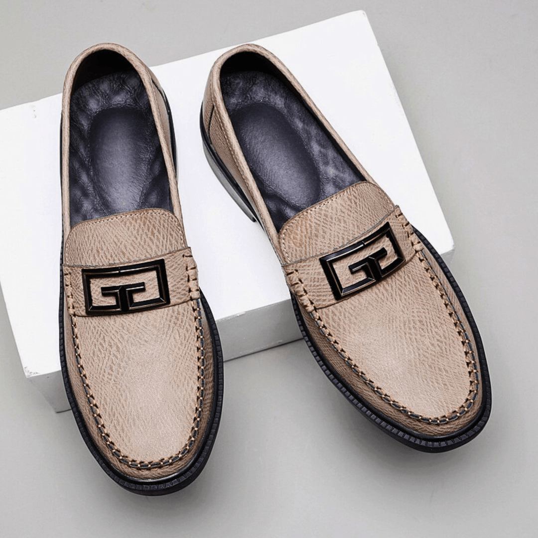 Men's Leather Buckle Loafers – Smart-Casual Slip-On Shoes – view 6