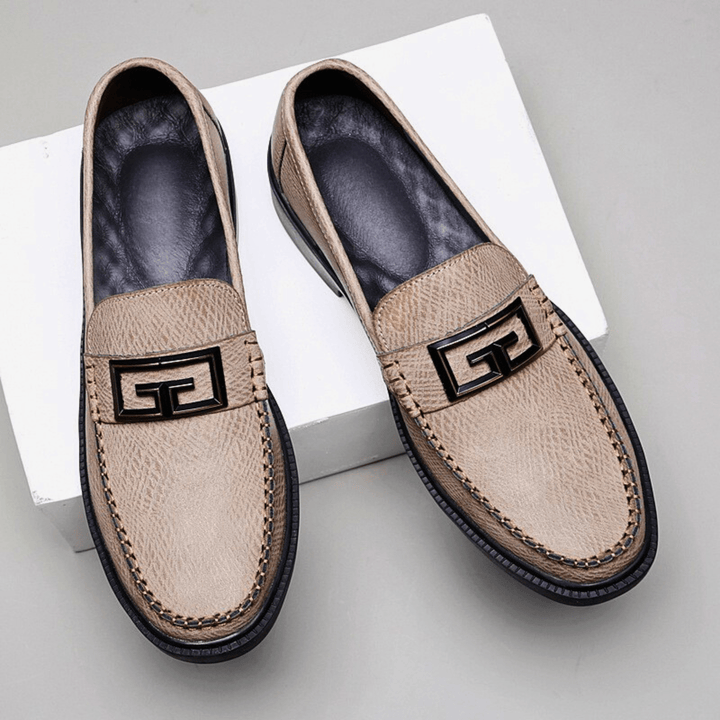 Men's Leather Buckle Loafers – Smart-Casual Slip-On Shoes – view 6