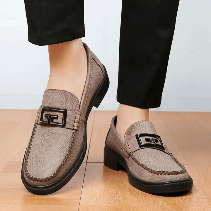 Men's Leather Buckle Loafers – Smart-Casual Slip-On Shoes – view 10
