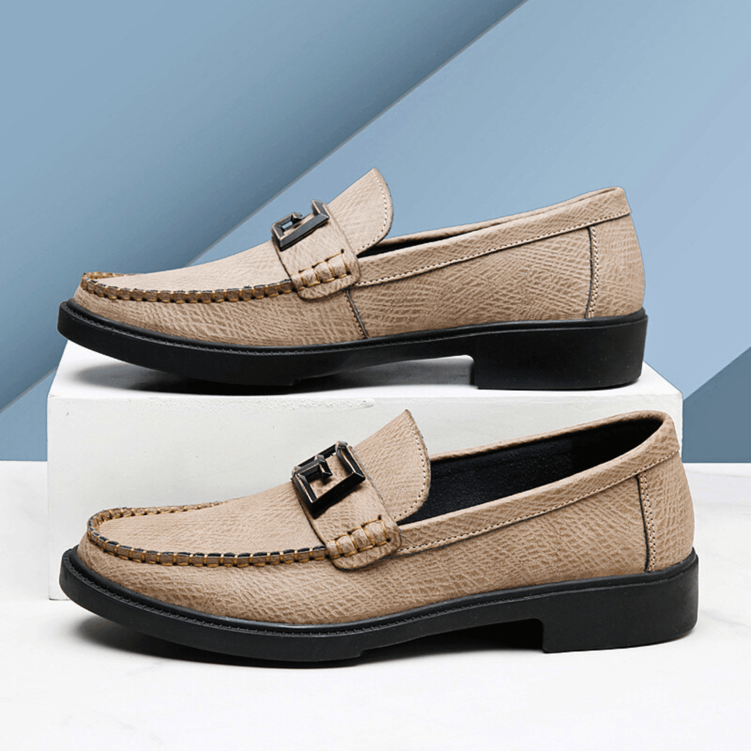 Men's Leather Buckle Loafers – Smart-Casual Slip-On Shoes – view 8
