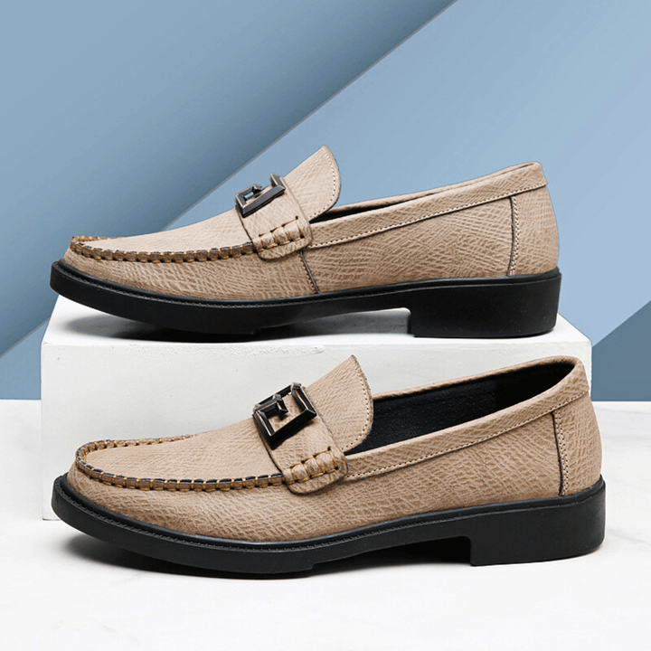 Men's Leather Buckle Loafers – Smart-Casual Slip-On Shoes – view 8