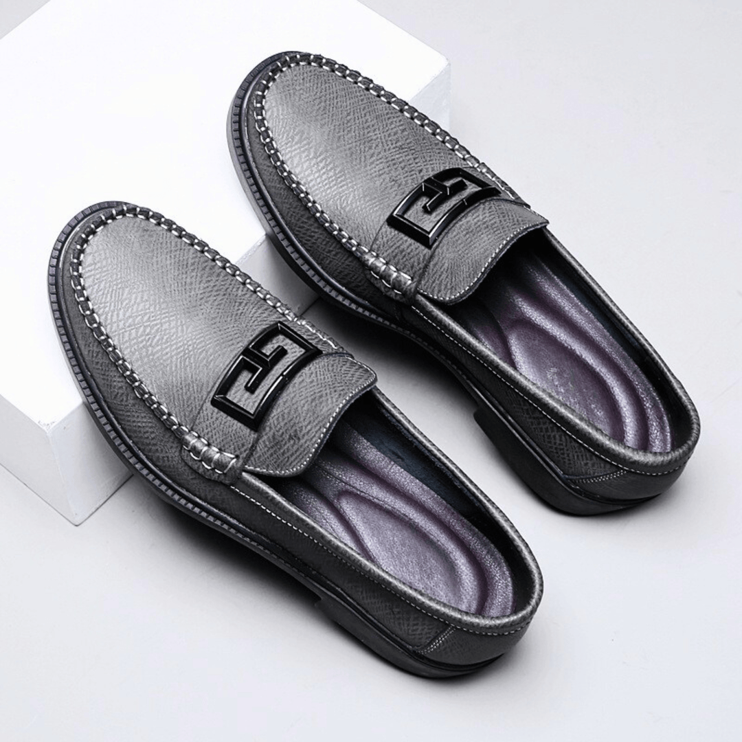 Men's Leather Buckle Loafers – Smart-Casual Slip-On Shoes – view 2