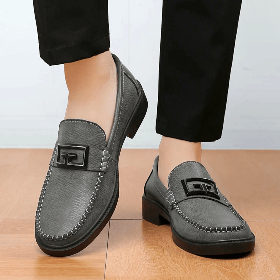 Men's Leather Buckle Loafers – Smart-Casual Slip-On Shoes – view 5