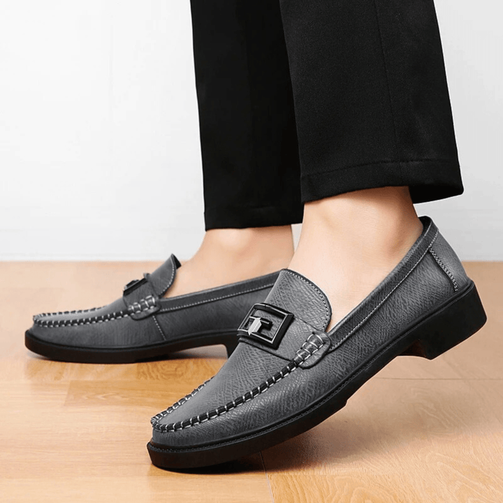 Men's Leather Buckle Loafers – Smart-Casual Slip-On Shoes – view 4