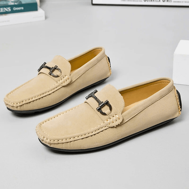 Men's Suede Buckle Loafers – Smart-Casual Slip-On Comfort – view 3