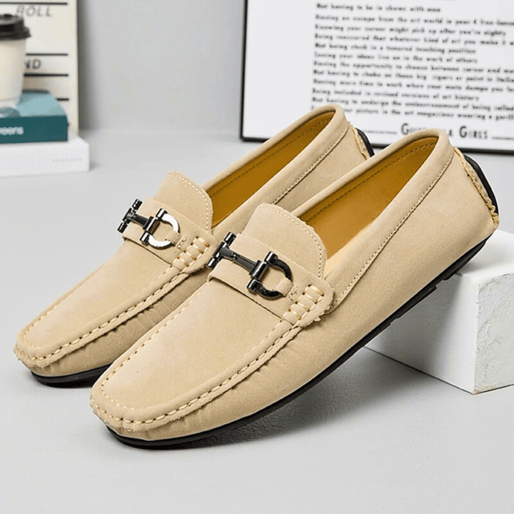 Men's Suede Buckle Loafers – Smart-Casual Slip-On Comfort – view 2