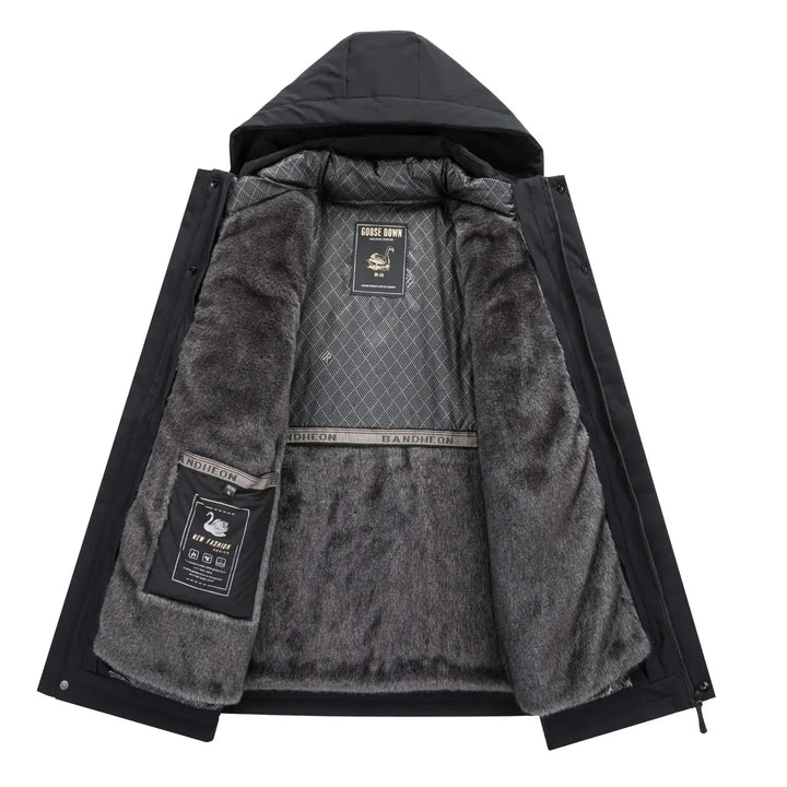 Men's Down Parka – Insulated Hooded Winter Coat – view 4