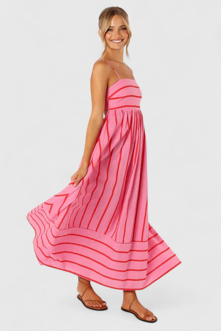 Women's Elegant Maxi Dress - Lightweight & Vibrant