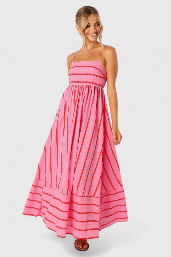 Women's Elegant Maxi Dress - Lightweight & Vibrant