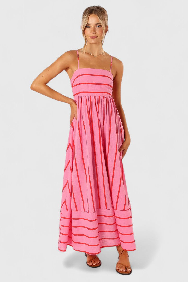 Women's Elegant Maxi Dress - Lightweight & Vibrant