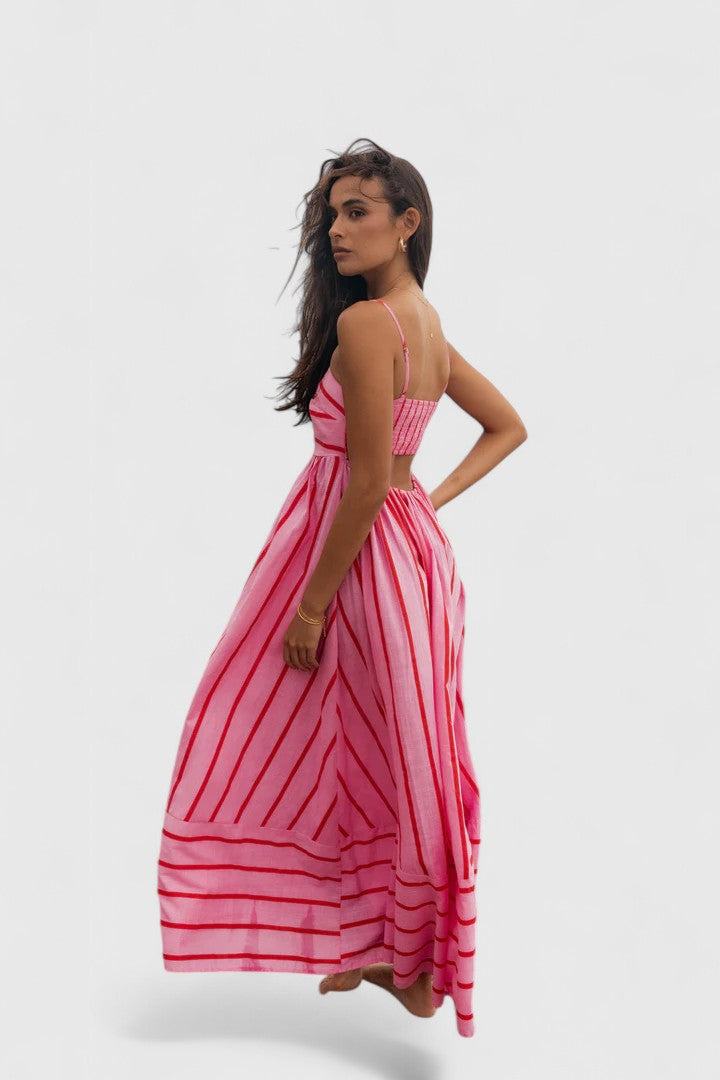Women's Elegant Maxi Dress - Lightweight & Vibrant