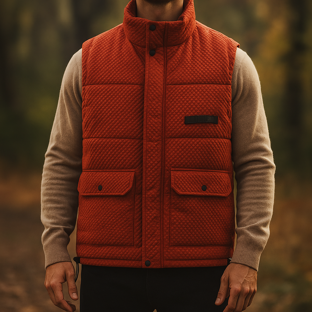 Men's Quilted Insulated Gilet – Lightweight Layering Vest – view 5