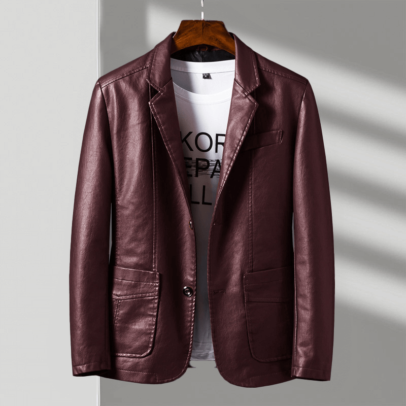 Men's Italian Leather Jacket – Tailored Smart-Casual Layer – view 2