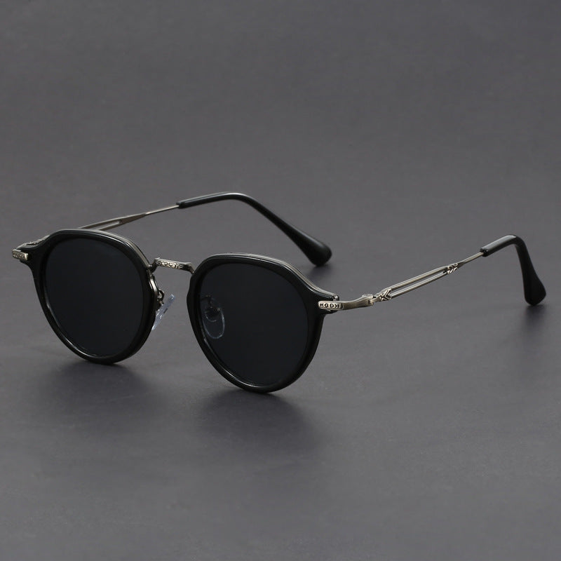 Unisex Eclipse UV400 Sunglasses – Lightweight Retro Everyday Shades – Granite