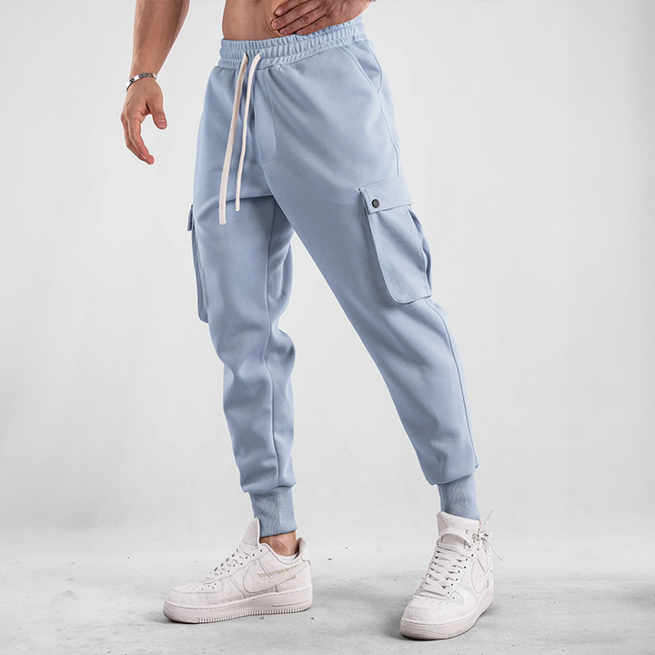 Men's Cotton Cargo Joggers – Urban Flex Stretch Comfort Fit – view 5