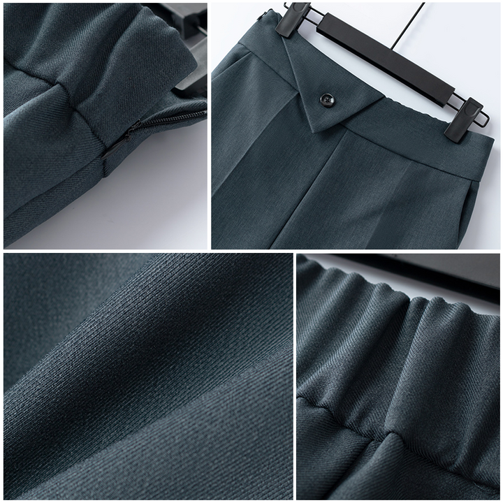 Women's Tailored Trouser Suit – Sculpted Two-Piece Power Dressing
