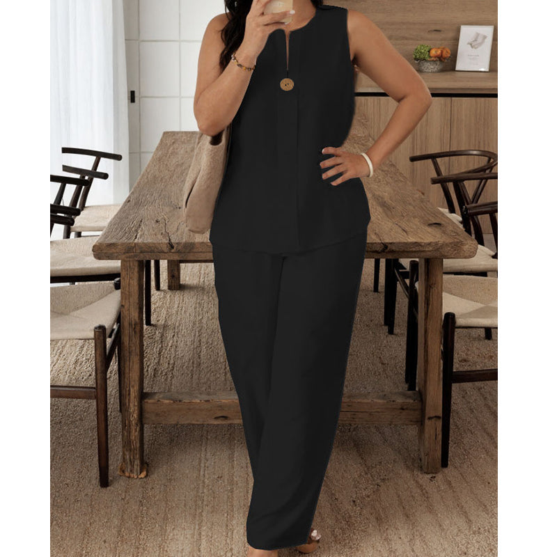 Women's Tessie Elegant Set - Coordinated Top and Trousers