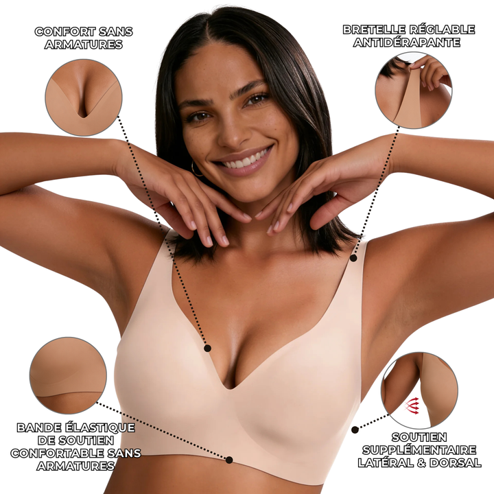 Women's Seamless Second-Skin Bra – Wireless Everyday Comfort – view 2