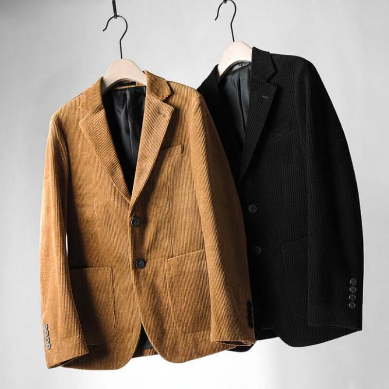 Men's Corduroy Blazer – Smart Casual Tailored Sport Coat – view 5