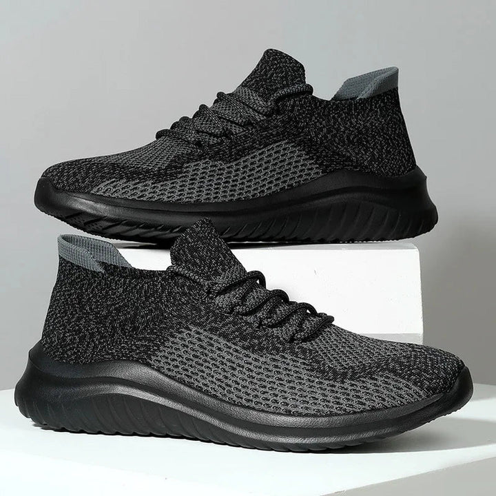 Men's Knit Mesh Trainers – Cushioned Everyday Walking Shoes – view 6