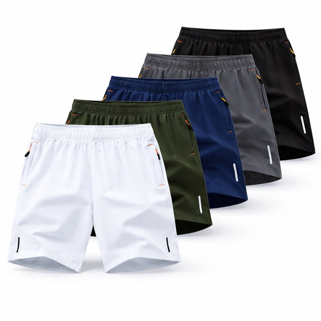 Men's Quick-Dry Training Shorts – Zip-Pocket Gym & Running Shorts – view 5