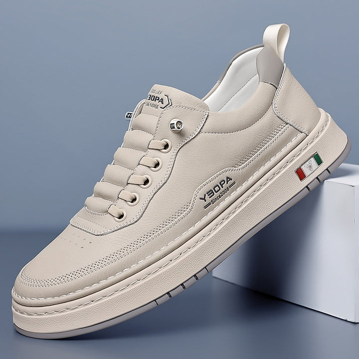 Men's Leather Trainers – Cushioned Everyday Sneakers – view 6