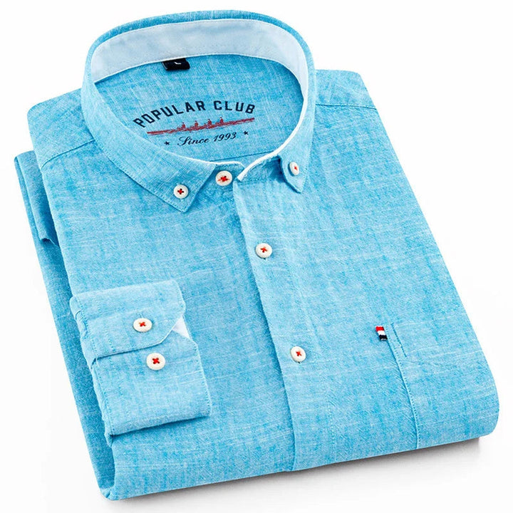 Men's Linen Casual Shirt – Breathable Warm-Weather Summer Shirt – view 5
